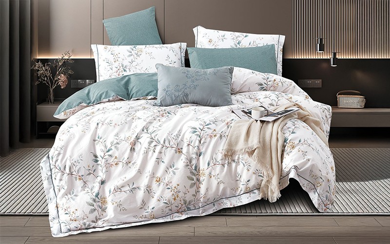Kelly Printed Cotton Duvet cover Bedding Set Without Filling 6 PCS - King Multi Color
