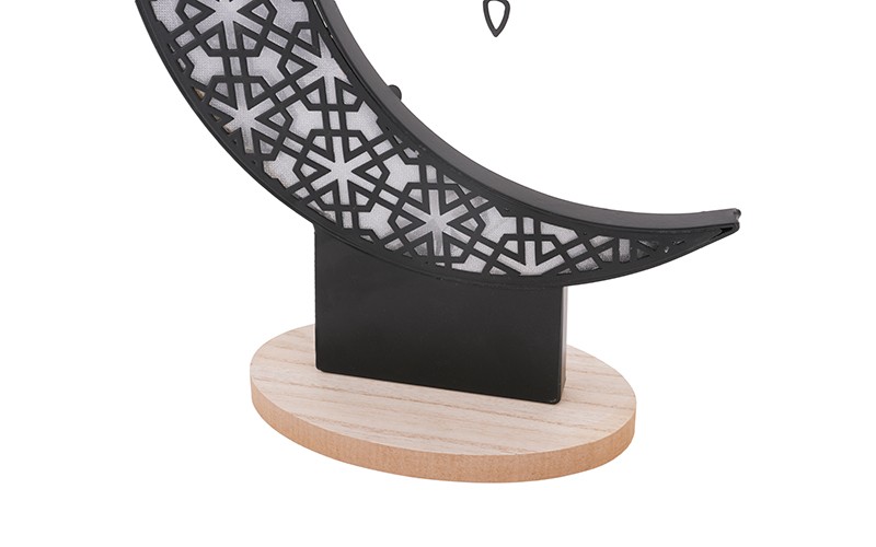 Luminous Ramadan Crescent Decoration - 1 PC