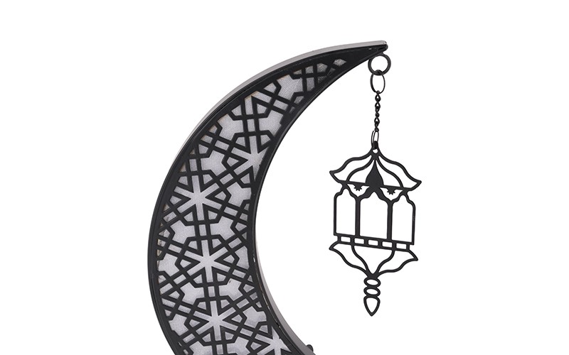 Luminous Ramadan Crescent Decoration - 1 PC