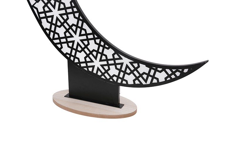 Luminous Ramadan Crescent Decoration - 1 PC