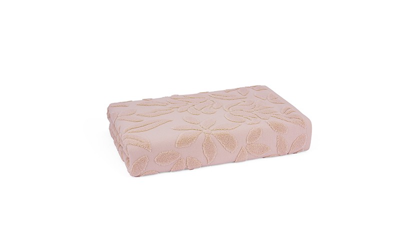 Al Saad Home Lotus Cotton Towel ( 70 x 140 ) - Peach