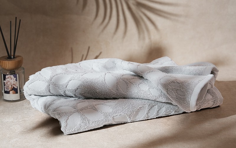 Al Saad Home Rome Cotton Towel ( 50 x 100 ) - Grey