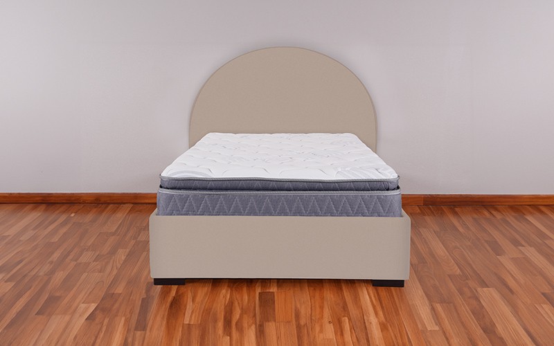 Al Saad Home Sahara Bed With Storage Drawers ( 120 x 200 ) - Single D.Beige