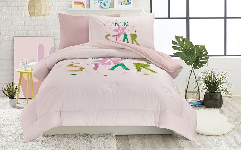 Cannon Kids Cotton Printed Comforter Set 4 PCS - Multi Color