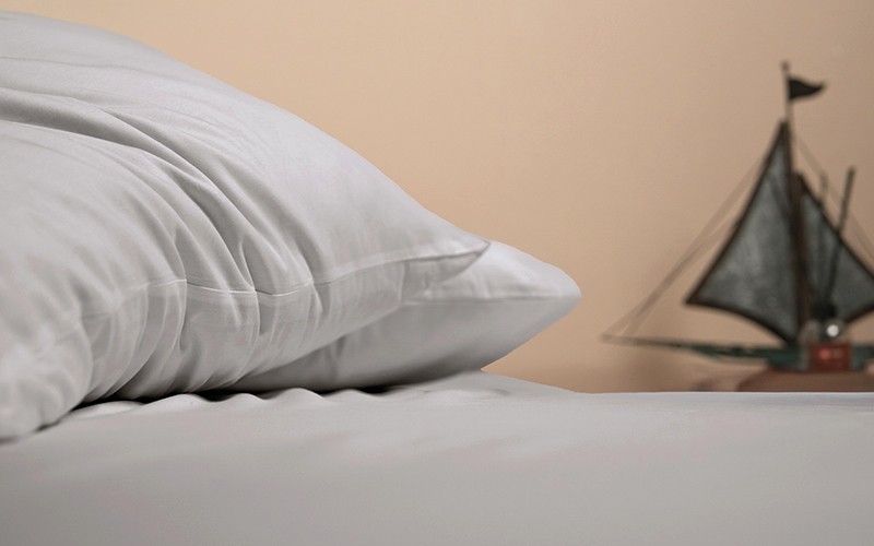 Al Saad Home Plain Bedsheet Set 3 PCS - King L.Grey