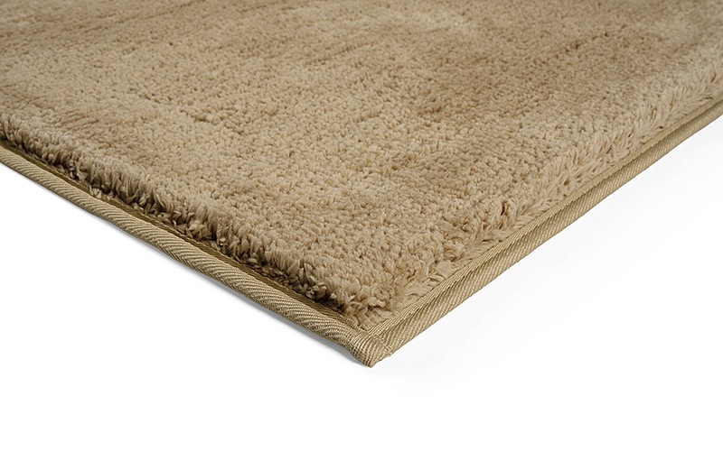 AL Saad Home Microfiber solid Bath mat - Beige
