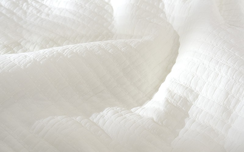 Al Saad Home Crinkle Cotton Duvet Cover Without Filling 4 PCS - King Off White