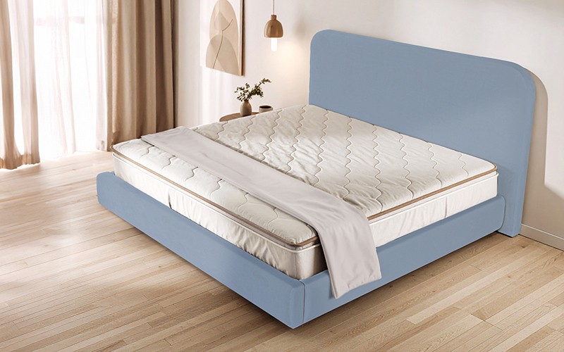 Al Saad Home Solva Bed ( 160 x 200 ) - Queen Blue
