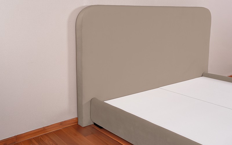Al Saad Home Solva Bed ( 150 x 200 ) - Queen D.Beige