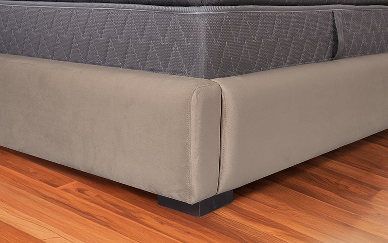 Al Saad Home Solva Bed ( 150 x 200 ) - Queen D.Beige