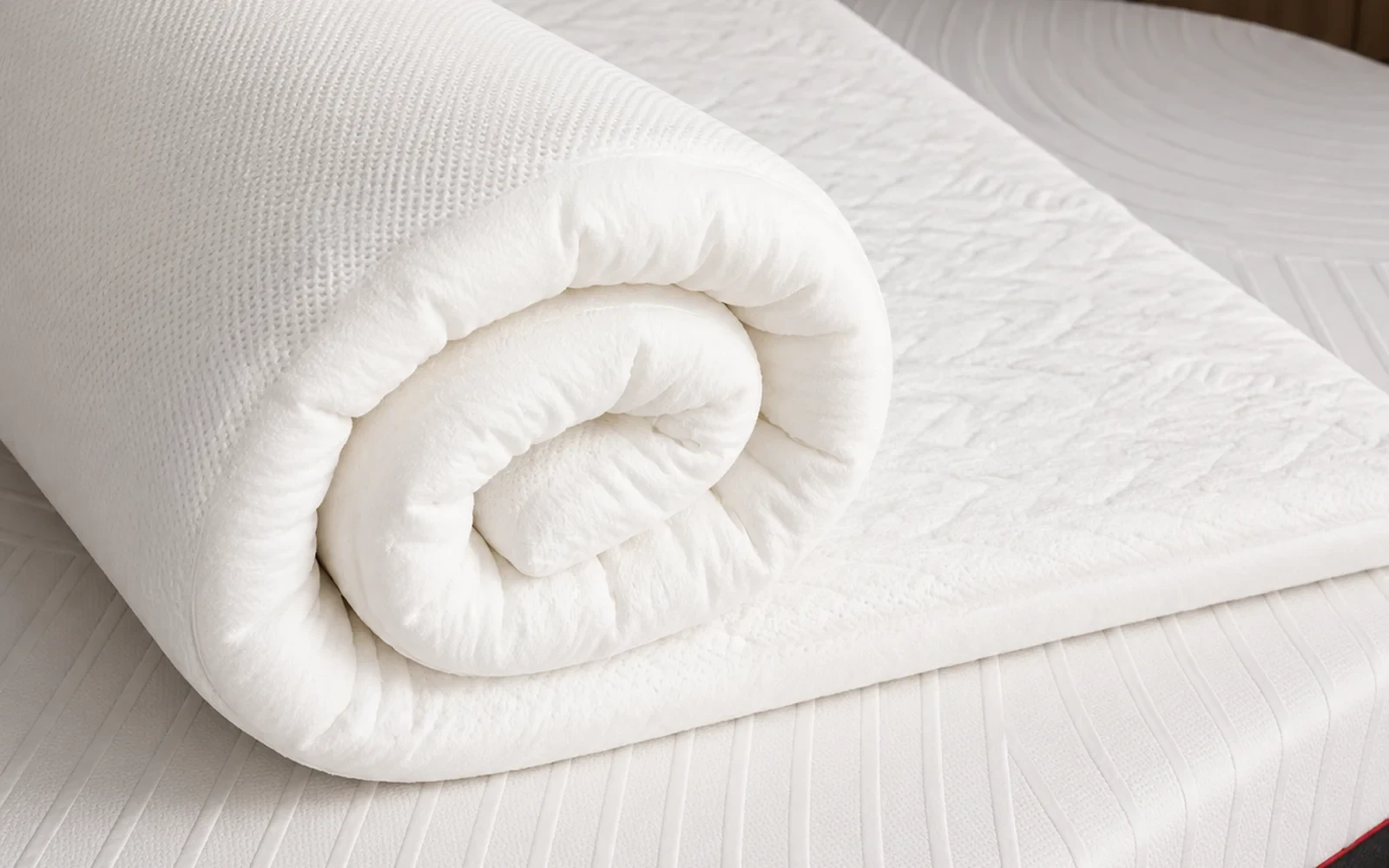 Al Saad Home New Memory Foam Mattress Topper - ( 180 X 200 ) cm White