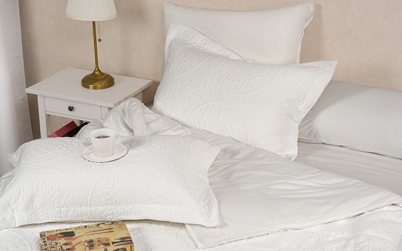 Al Saad Home Rond Embossed Duvet Cover Without Filling 6 PCS - King Cream