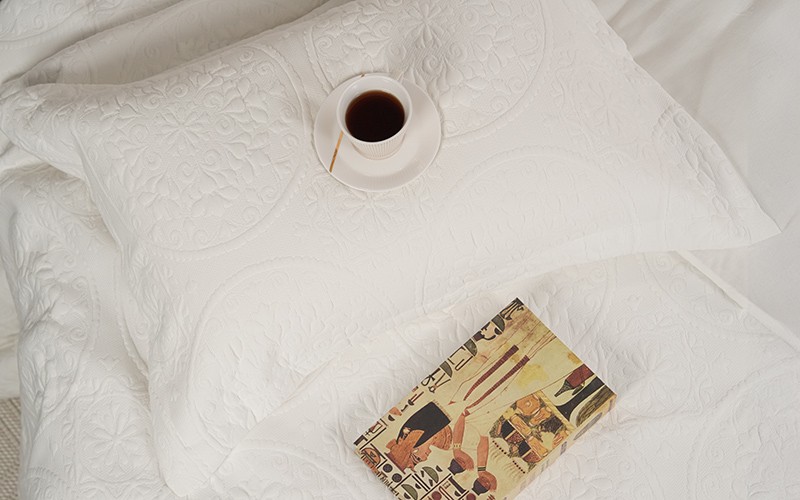 Al Saad Home Rond Embossed Duvet Cover Without Filling 6 PCS - King Cream