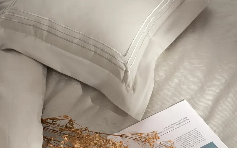 Posh Cotton Jacquard Comforter Bedding Set Box 8 PCS - King D.Beige