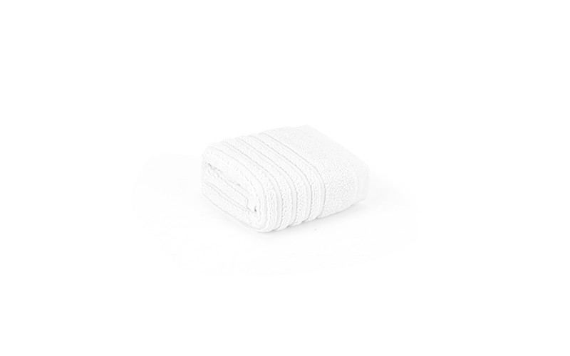 Al Saad Home Cotton Hotel Stripe Towel Set 6 PCS - White
