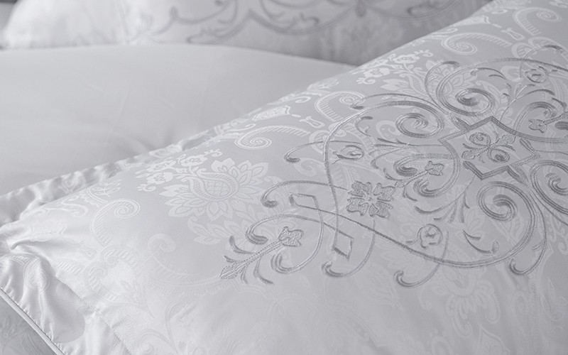 Brooklyn Jacquard Embroidered Set Wedding Box 8 PCS - King Grey