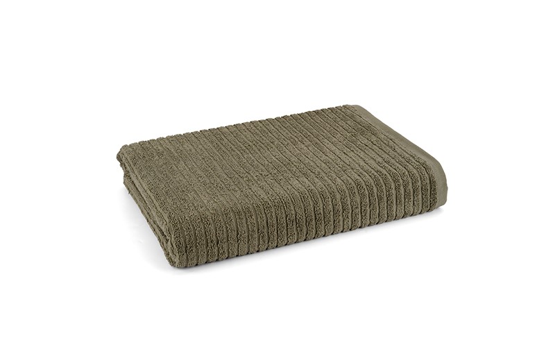 Al Saad Home Promotion Cotton Stripe Towel ( 50 x 100 ) - Green 