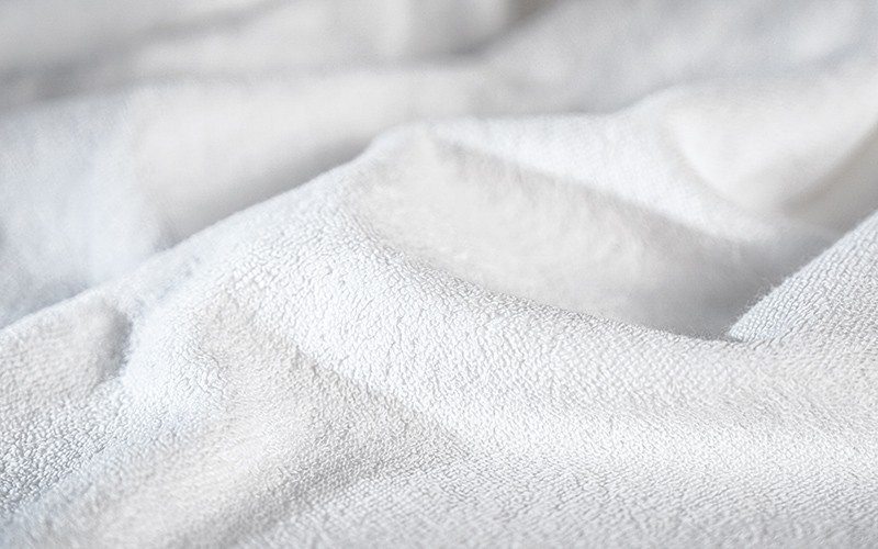 Al Saad Home Promotion Cotton Stripe Towel ( 50 x 100 ) - White 
