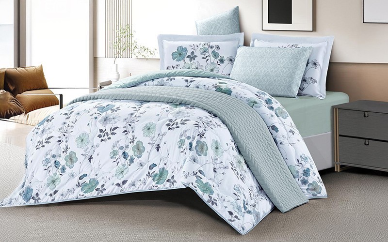 Chic Double Face Comforter Bedding Set 4 PCS - Single Multi Color