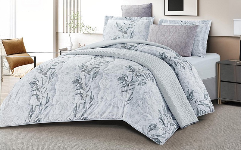 Chic Double Face Comforter Bedding Set 4 PCS - Single Multi Color