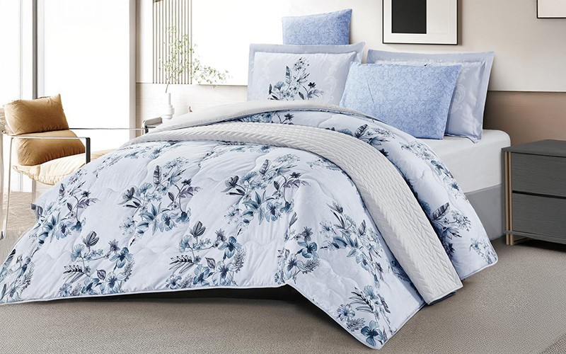 Chic Double Face Comforter Bedding Set 4 PCS - Single Multi Color