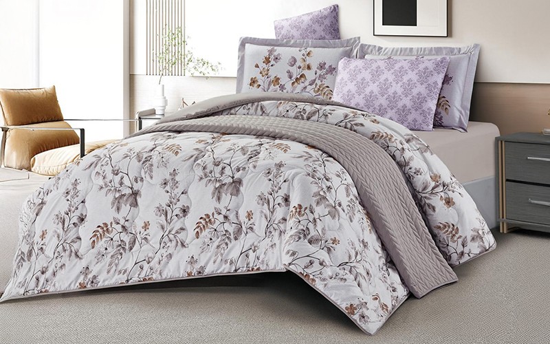 Chic Double Face Comforter Bedding Set 4 PCS - Single Multi Color