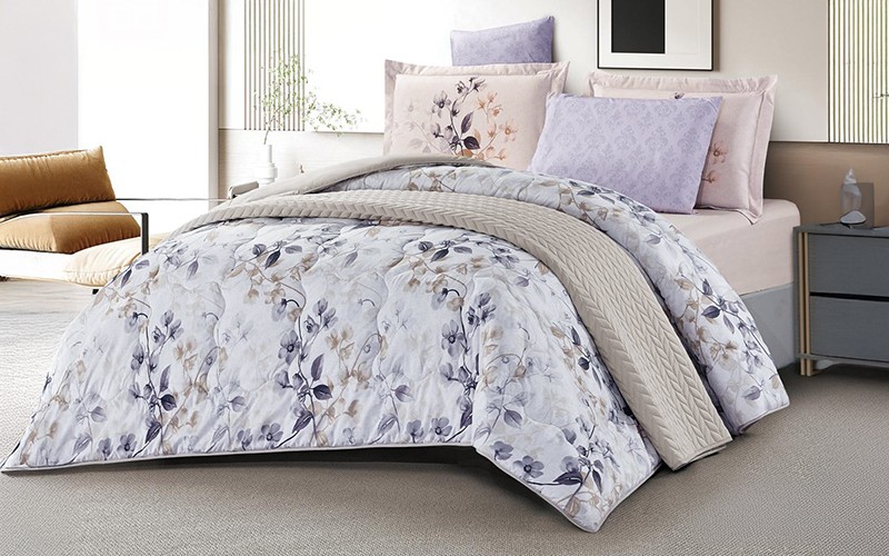 Chic Double Face Comforter Bedding Set 4 PCS - Single Multi Color