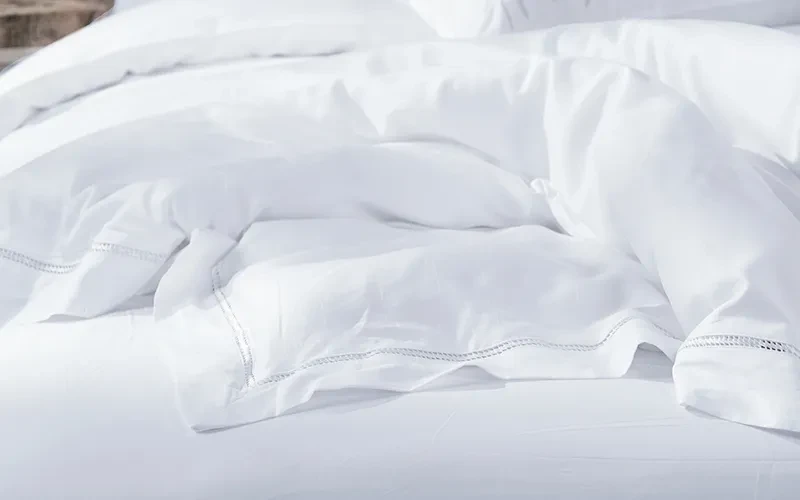 Posh Cotton Jacquard Comforter Bedding Set Box 8 PCS - King White