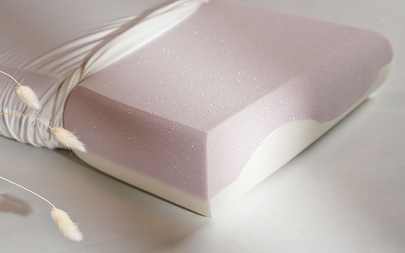 AL Saad Home Dual Layer Cooling Memory Foam Pillow