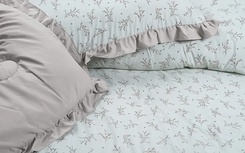 Shams Printed Comforter Bedding Set 4 PCS - Single Multi Color