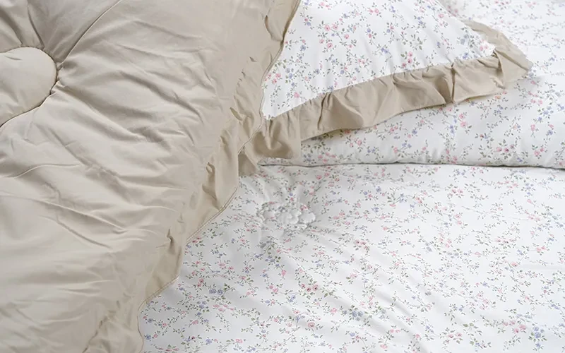Shams Printed Comforter Bedding Set 4 PCS - Single Multi Color