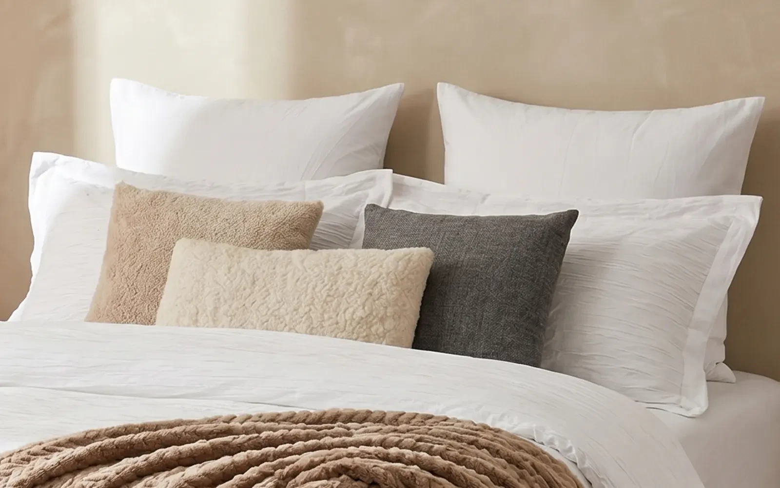 Kova Cotton Comforter Set & Ultra Soft Flannel Blanket Bedding Set With 3 Cushion 10 PCS - King  