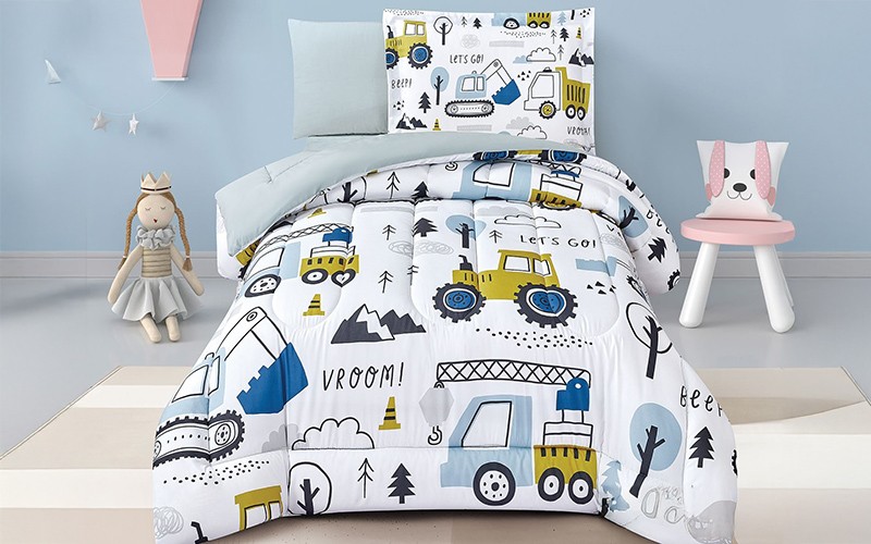 Fero Kids Comforter Bedding Set 4 PCS - Multi Color