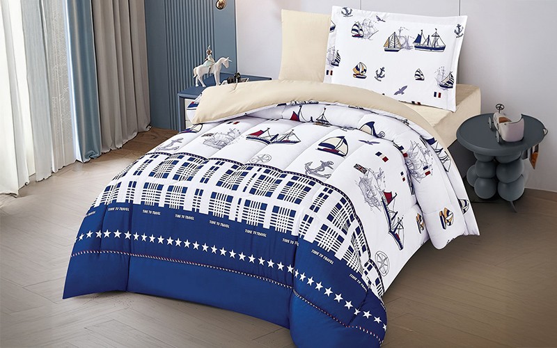Fero Kids Comforter Bedding Set 4 PCS - Multi Color