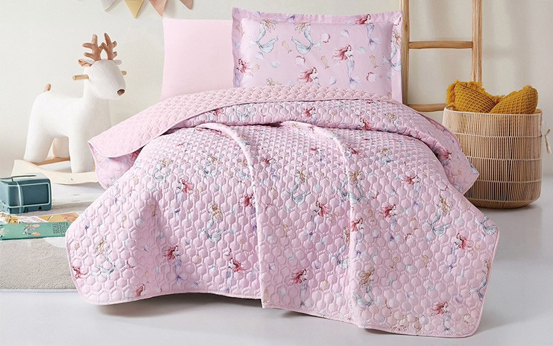 Fero Kids Bed Spread Set 4 PCS - Pink