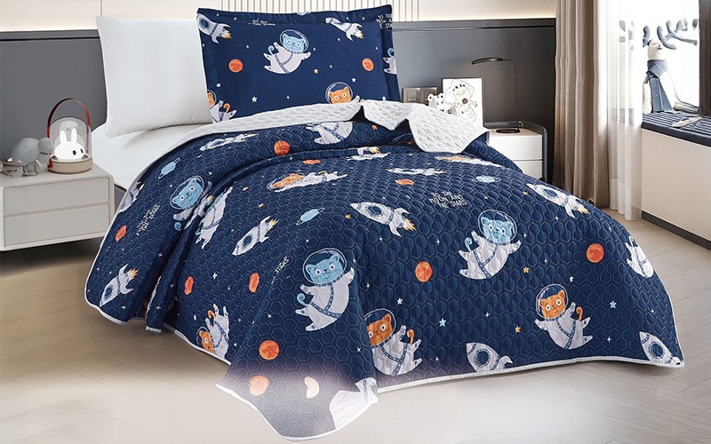 Fero Kids Bed Spread Set 4 PCS - Multi Color