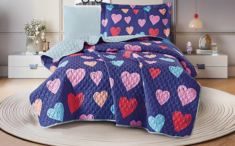Fero Kids BedSpread 4 PCS - Multi Color