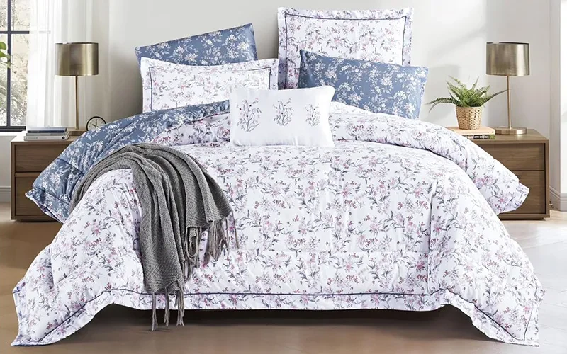 Monica Cotton Printed Comforter Bedding Set 4 PCS - Single Multi Color