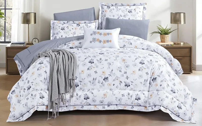 Monica Cotton Printed Comforter Bedding Set 4 PCS - Single Multi Color