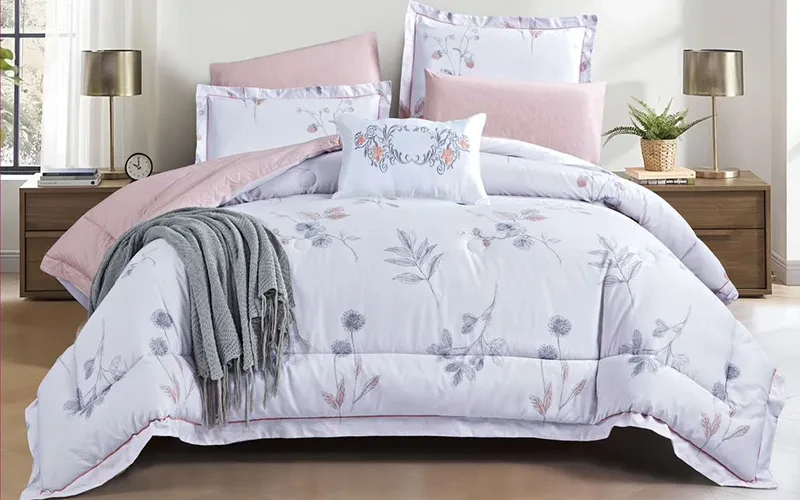 Monica Cotton Printed Comforter Bedding Set 4 PCS - Single Multi Color