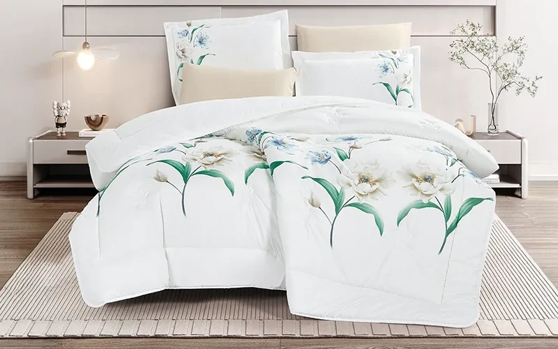 Ramad Printed Comforter Bedding Set 6 PCS - King Multi Color
