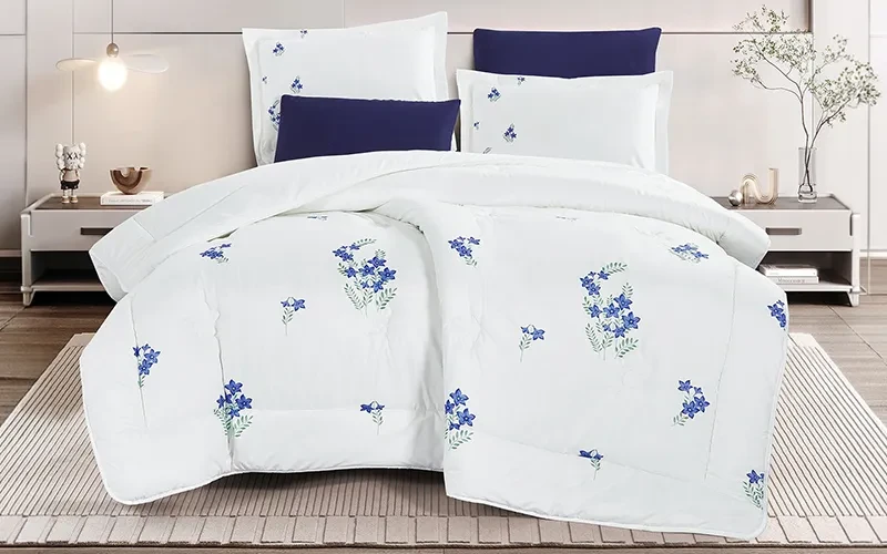 Ramad Printed Comforter Bedding Set 6 PCS - King Multi Color