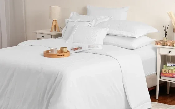 Al Saad Home Dream Package ( Luxury Nordic Mattress -  Cotton Jacquard Wedding Box Set  - Mattress Protector - 4 Hotel Pillows - Air Freshener ) - ( 180 X 200 )