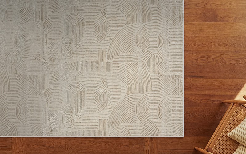 Bugatti Premium Carpet - ( 150 X 230 ) cm Beige & D.Beige