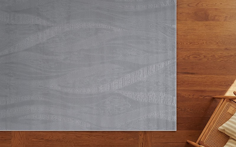 Sadaf Premium Carpet - ( 120 X 170 ) cm Grey