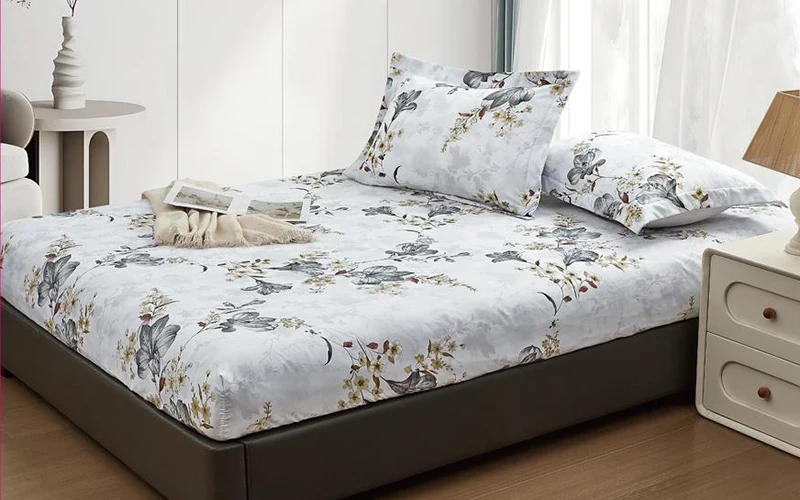 Lina Printed BedSheet Set 2 PCS - Single Multi Color