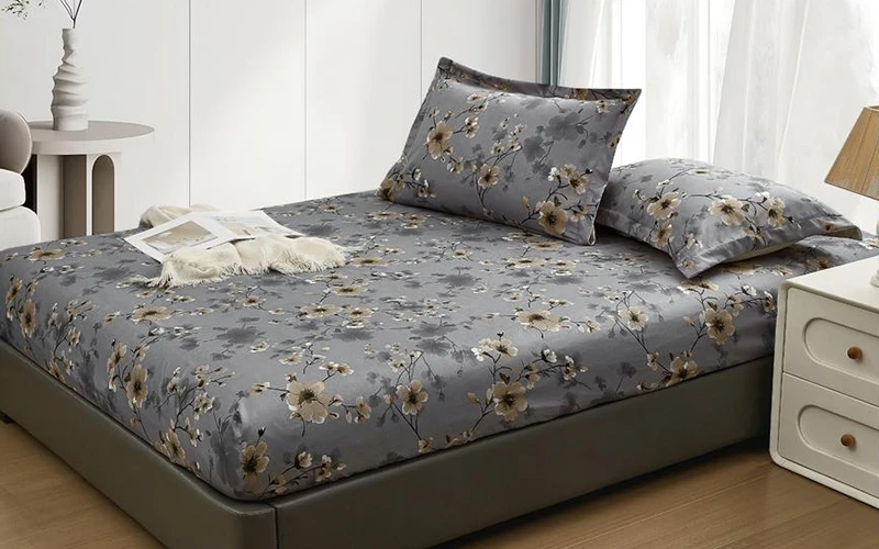 Lina Printed BedSheet Set 2 PCS - Single Multi Color