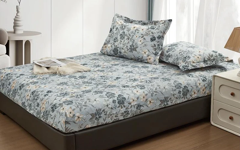 Lina Printed BedSheet Set 3 PCS - King Multi Color