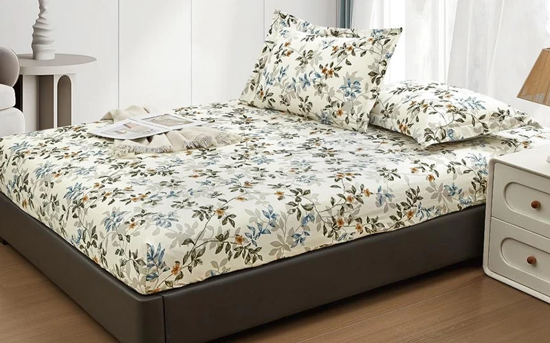 Lina Printed BedSheet Set 3 PCS - King Multi Color