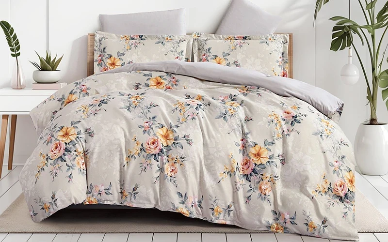 Lina Printed Duvet Cover Bedding Set Without Filling 4 PCS - King Multi Color